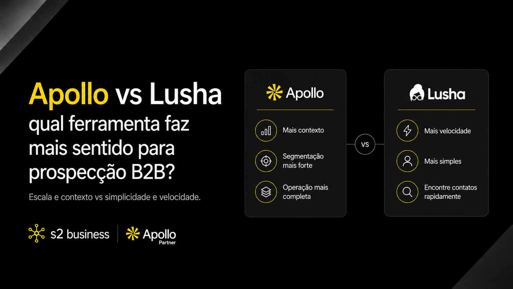 Apollo vs Lusha — qual ferramenta faz mais sentido?